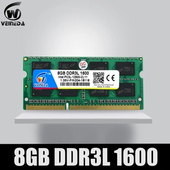 Memorija za laptop VEINEDA DDR3L 4 GB 8 GB 1600 PC3-12800 204PIN DDR3L 1333 PC3-10600 Sodimm memorija za podršku matične ploče Intel ddr3 0