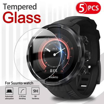 Kaljeno Staklo Premium klase 5PCS Za sat Suunto 3 / 5 / 7 / 9 Zaštitna Folija Za ekran Smart sati Baro Spartan Sport Smart Watch Za sat Suunto