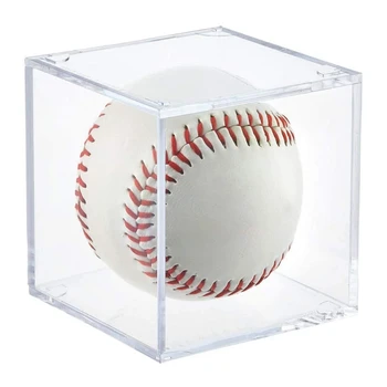 Akril Bejzbol Lopte Izlog 8x8x8 cm Memorabilija Prikaz Uređenja Doma Memorabilija Zaslon od 3 inča 2