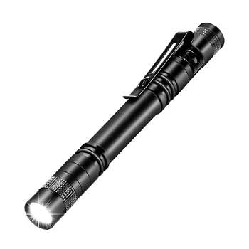 Novi Prijenosni Mini svjetiljka Pen Light Svjetiljka Led Džep Vodootporan AAA Battrey Mali Držač Za Olovke Za Lov Popravak Kamp 0