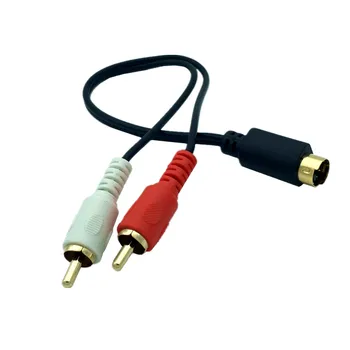Аудиокабели S-Video 4pin na 2 RCA Xlr 4-pinski konektor za SVideo, pozlaćen 0,25 m 1,5 m 2