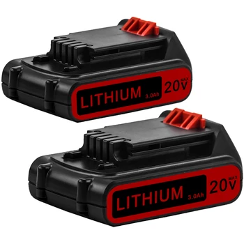 3.0 Ah LBXR20 Zamjena baterije za Black & Decker 20 Baterije Max Litij LB20 LBX20 LST220 LBXR2020-OPE LBXR20B-2 LB2X4020