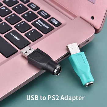 Novi dolazak 1 kom. USB Ženski za PS2 PS/2 Muški Adapter je Pretvarač tipkovnica i Miš Tipkovnica Miš Visoke Kvalitete 0
