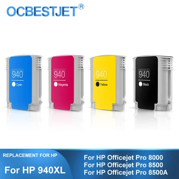 [Treće strane brand] Za HP 940 XL 940XL Zamjenske tinte patrone, Kompatibilan Za HP Officejet Pro 8000 8500 8500A pisač 4 vrste boja 0