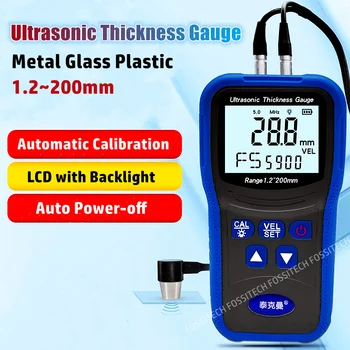 TM130D Ručni Digitalni Ultrazvučni Tester Debljine Metalnih Legura Plastike Staklena Zida Ultrazvučni Tester Debljine Cijevi 1 mm ~ 200 mm