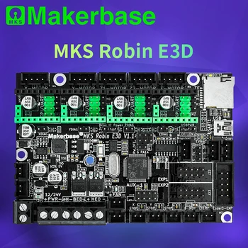 Makerbase MKS Robin E3D V1.1 Matična ploča 3D pisač Dijelovi s upravljačkim programom TMC2209 VS SKR MINI E3 V3.0 Za Ender3 /5 Voron i Klipper