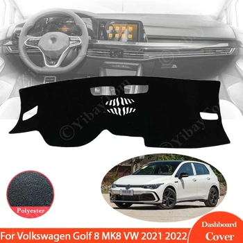 Za Volkswagen Golf 8 MK8 VW 2021 2022 Poklopac Nadzorna ploča Nadzorna Ploča Tepih Tepih Tepih Štitnik Za sunce Накидка Deka Zaštitnik Auto Naljepnice