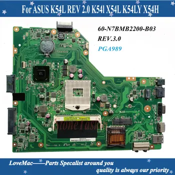 Visoka kvaliteta 60-N7BMB2200-B03 za ASUS K54L REV 2,0 K54l X54L K54C X54H Matična ploča laptopa Matična ploča DDR3 100% testiran