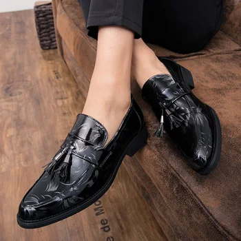gospodo modeliranje cipele Luksuznog talijanskog stila s oštrim vrhom Za Službena Svadbene zurke, Svakodnevne poslovne Muške cipele od prave Kože čipka-up, k3